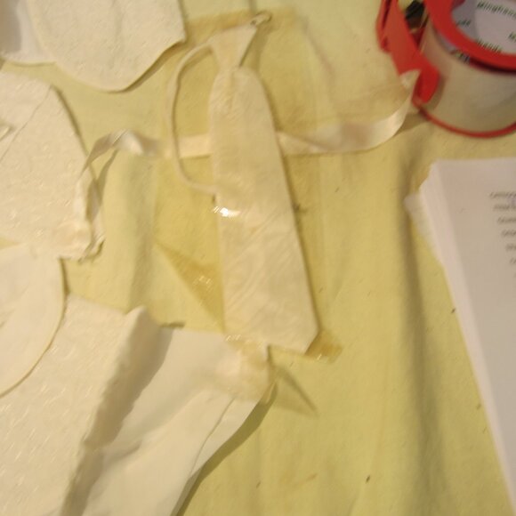 VTG 60'S PERIOD DRESS BOYS BAPTISM SET, 5 PCS, GREAT DOLL DRESS UP - Picture 6 of 9